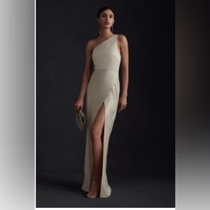 BHLDN Dylan Satin Charmeuse Maxi Dress